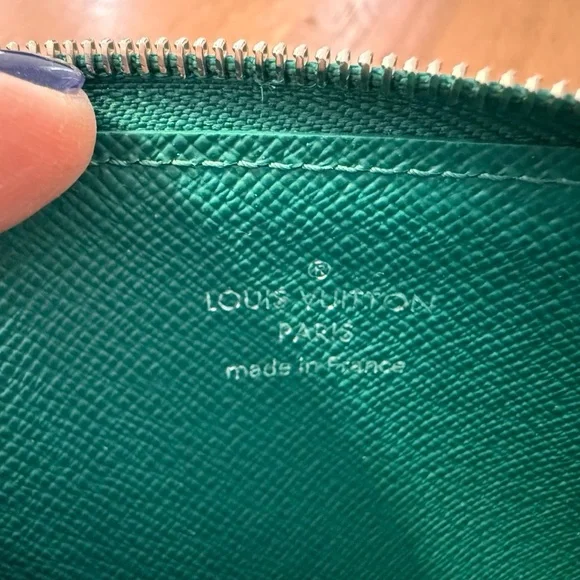 Louis Vuitton Romy Card Holder Borneo Green - Picture 8 of 8